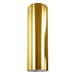 Okap zloty sufitowy tuba CYLINDRO ISOLA 39.5 GOLD 1